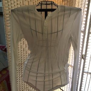 Acne  henley t shirt